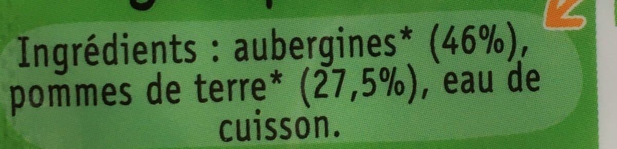 Yooji Galets surgelées de purée d'aubergine bio packshot