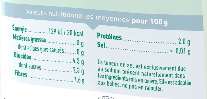 Yooji Purée haricot verts lisse surg pour bébé packshot