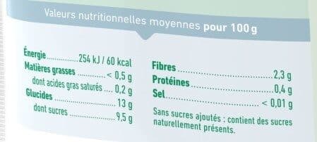 Yooji Purée surgelée de pomme, mangue et verveine bio avec petits morceaux fondants pour bébé dès 9 mois packshot