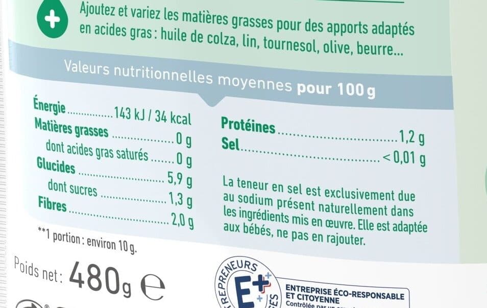 Yooji Purée surgelée d'aubergine bio avec petits morceaux fondants pour bébé dès 9 mois packshot