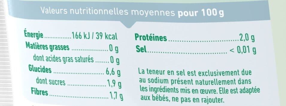 Yooji Purée surgelée de haricot vert bio avec petits morceaux fondants pour bébé dès 9 mois packshot