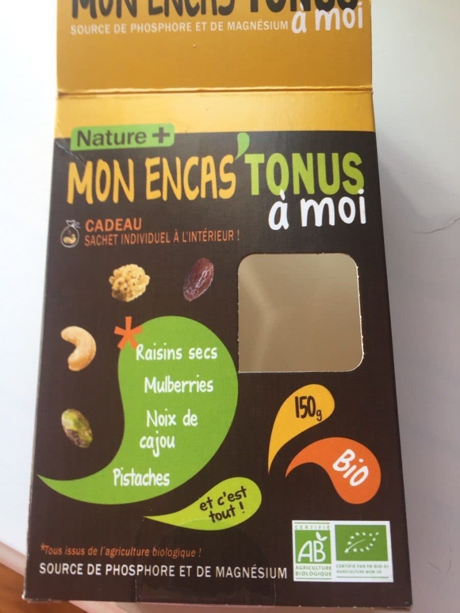 Nature + Mon encas Tonus packshot