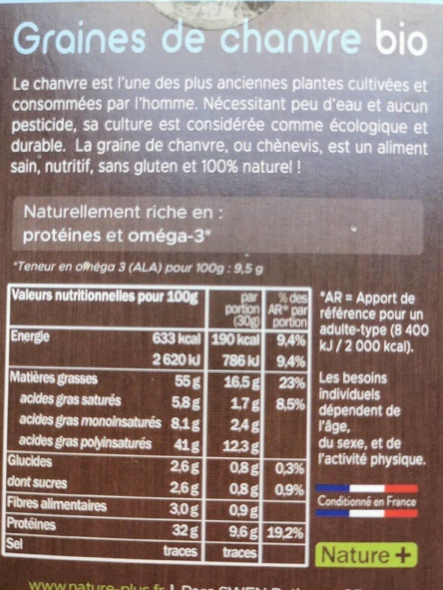 Nature+ Graines de chanvre packshot