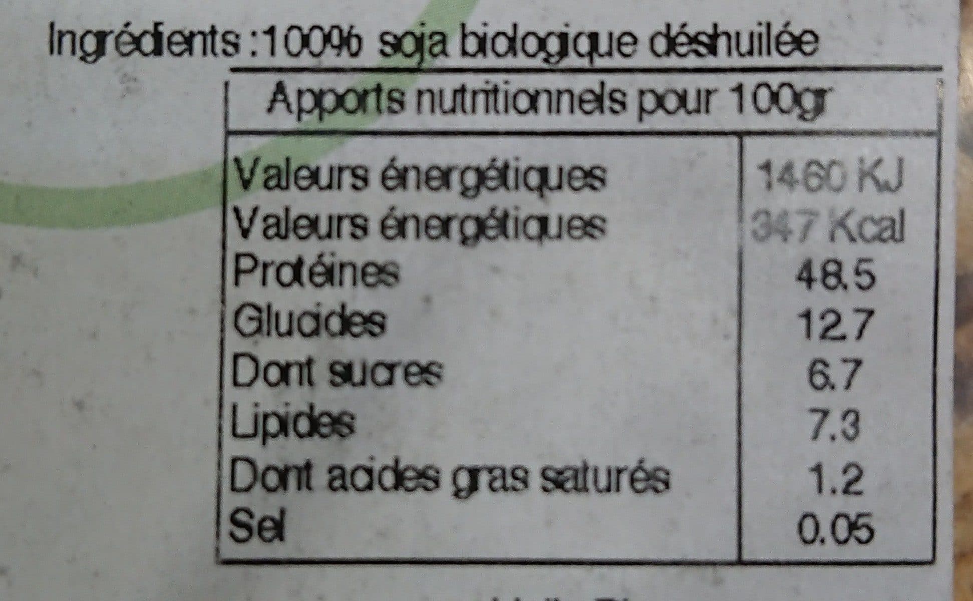Open Food Facts Perles de soja packshot