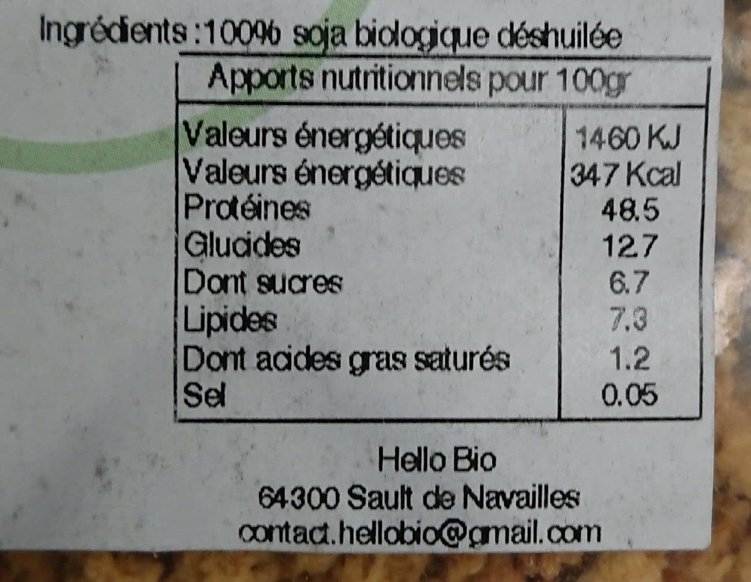 Open Food Facts Perles de soja packshot