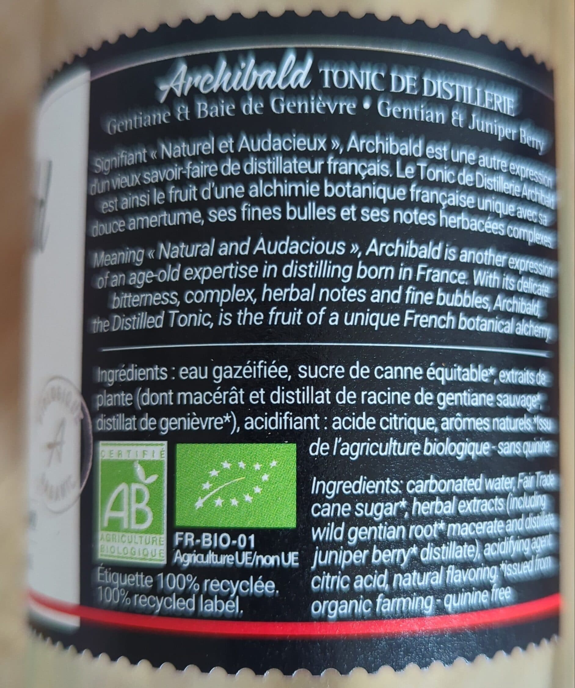 Archibald Archibald French Tonic packshot