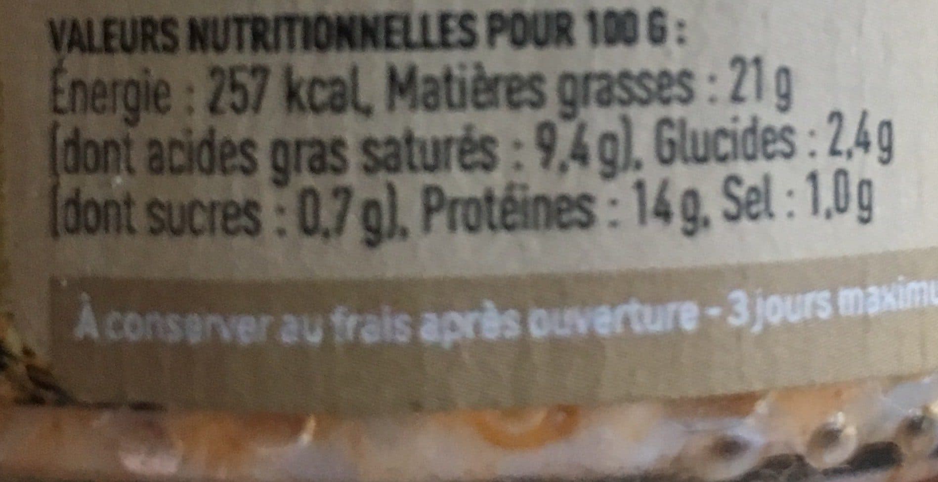Open Food Facts Rilettes de saumon packshot