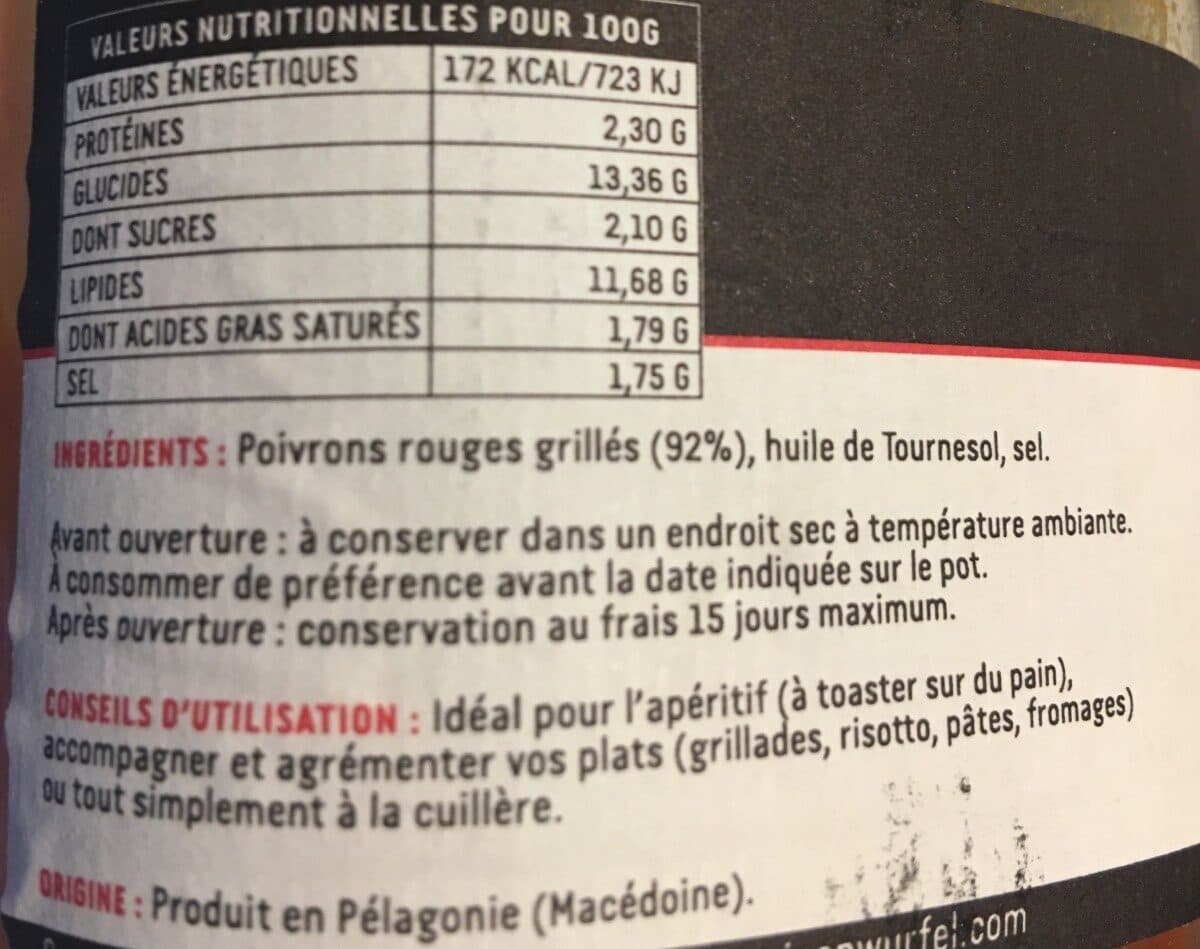 Maison Wurfel Caviar de poivrons packshot
