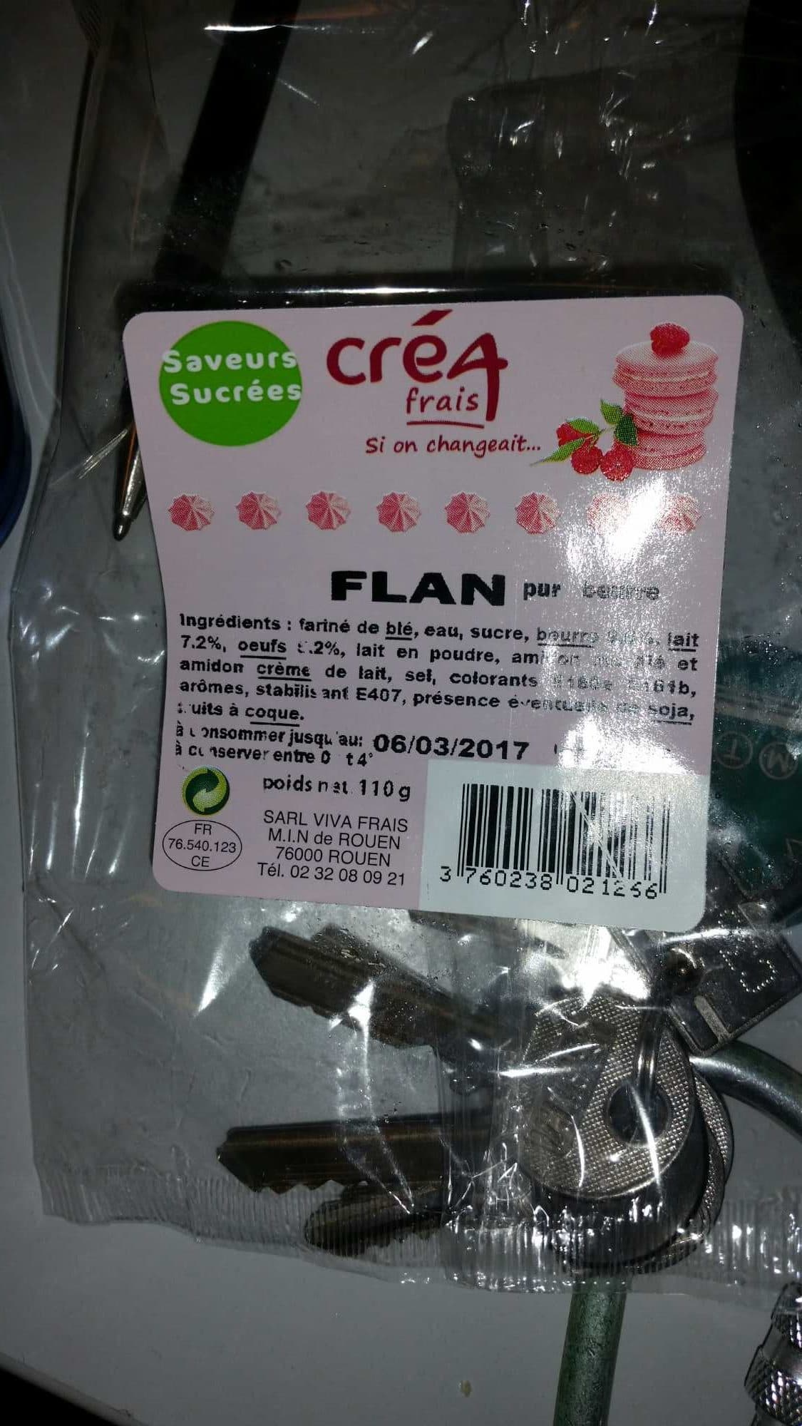 Créa Frais Flan Pur Beurre packshot