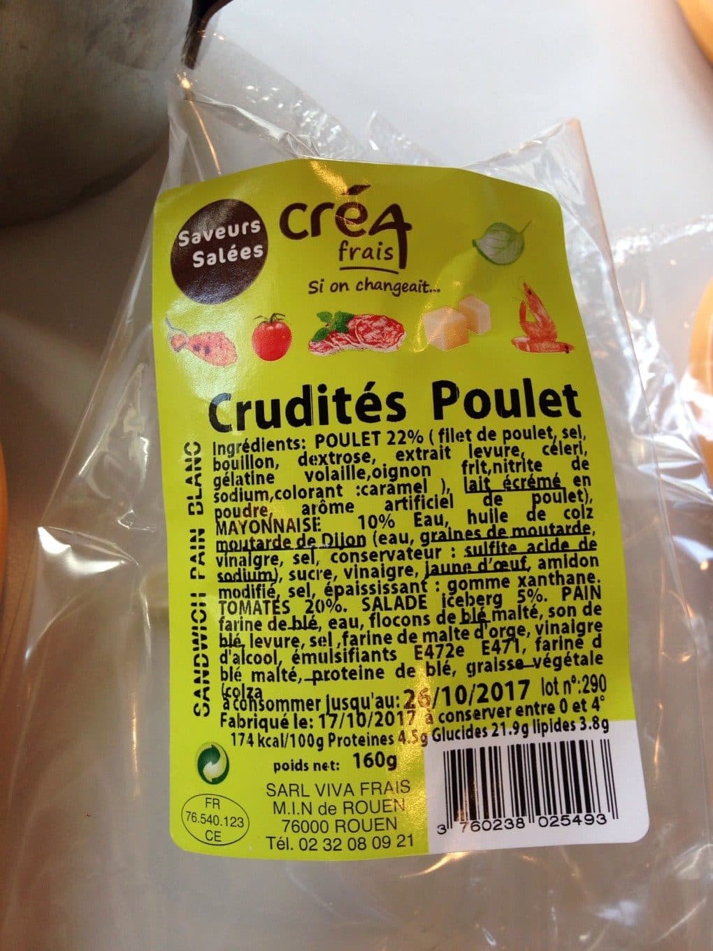 Saveurs Salees Créa frais packshot