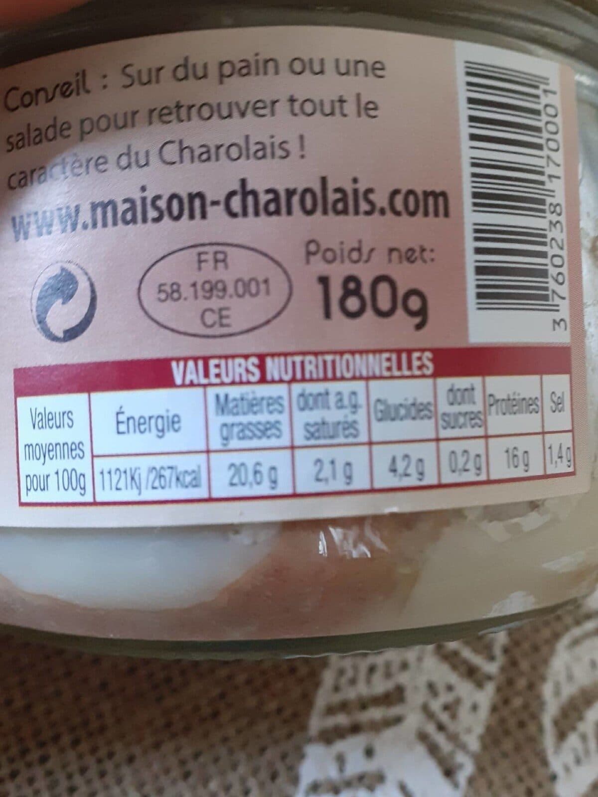 Open Food Facts Terrine pur boeuf charolais packshot