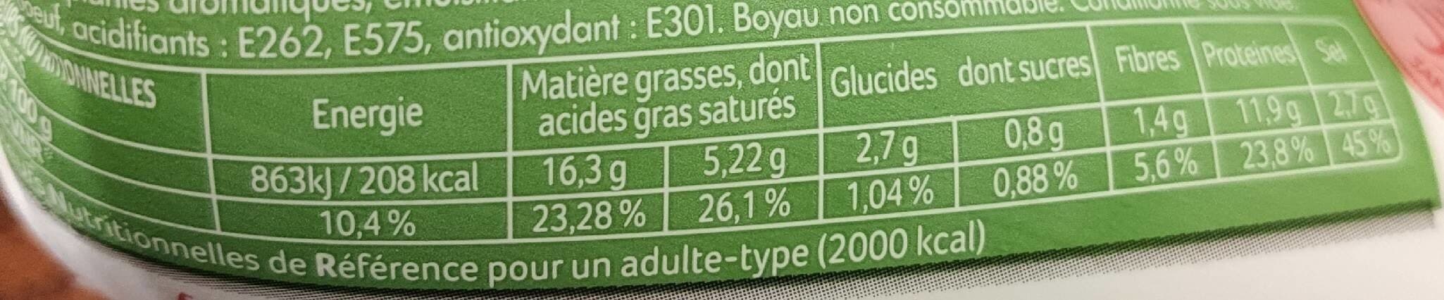 Arabi Saucisson De Boeuf packshot