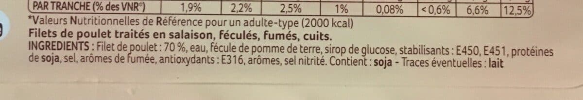 Arabi Déliss' de Poulet fumé packshot