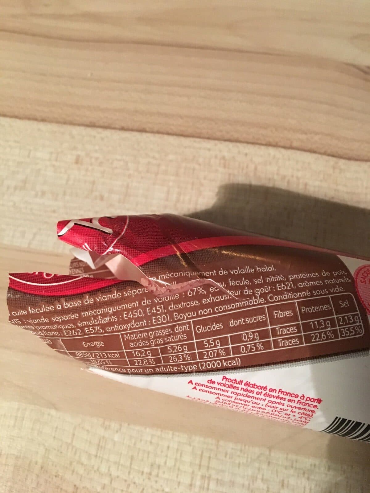 Arabi Saucisson gout fumé packshot