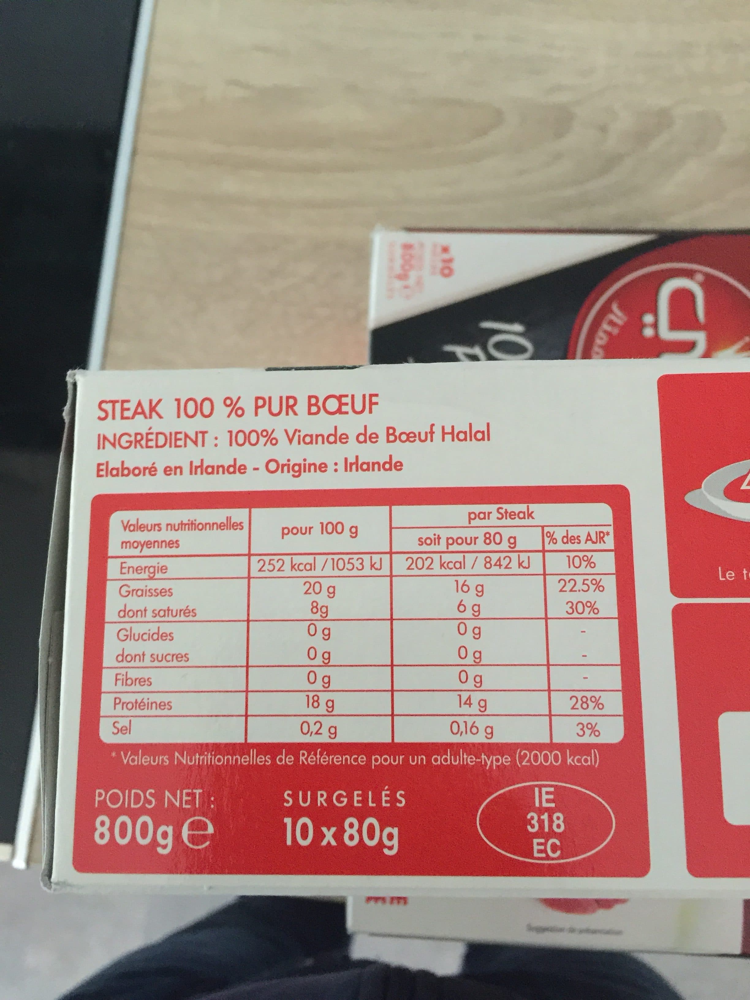 Arabi Steaks pur boeuf packshot