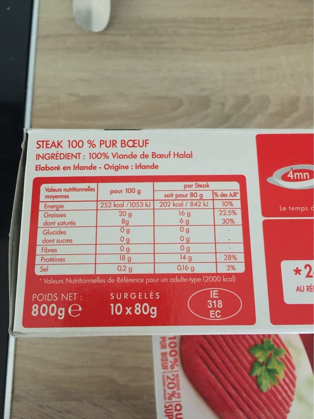Arabi Steaks pur boeuf packshot