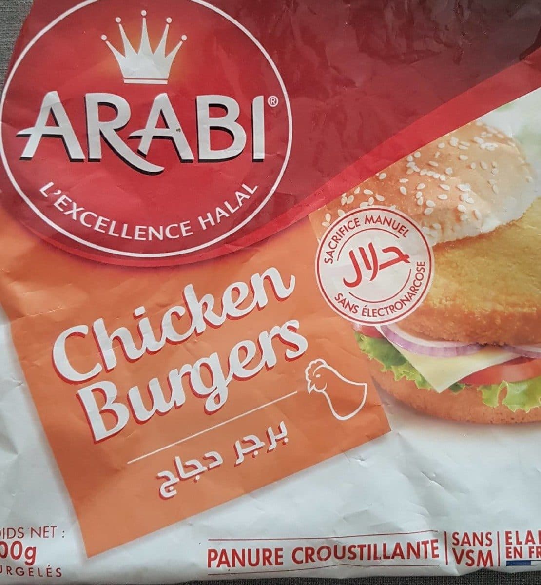 arabi Chicken Burgers packshot