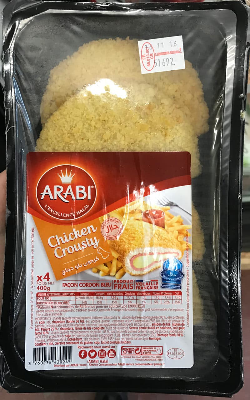 Arabi Chicken Crousty façon Cordon Bleu packshot