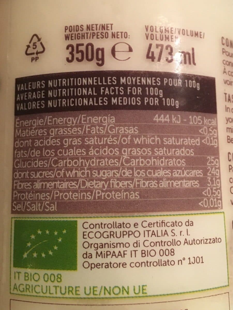Saporit Sorbet au citron bio packshot