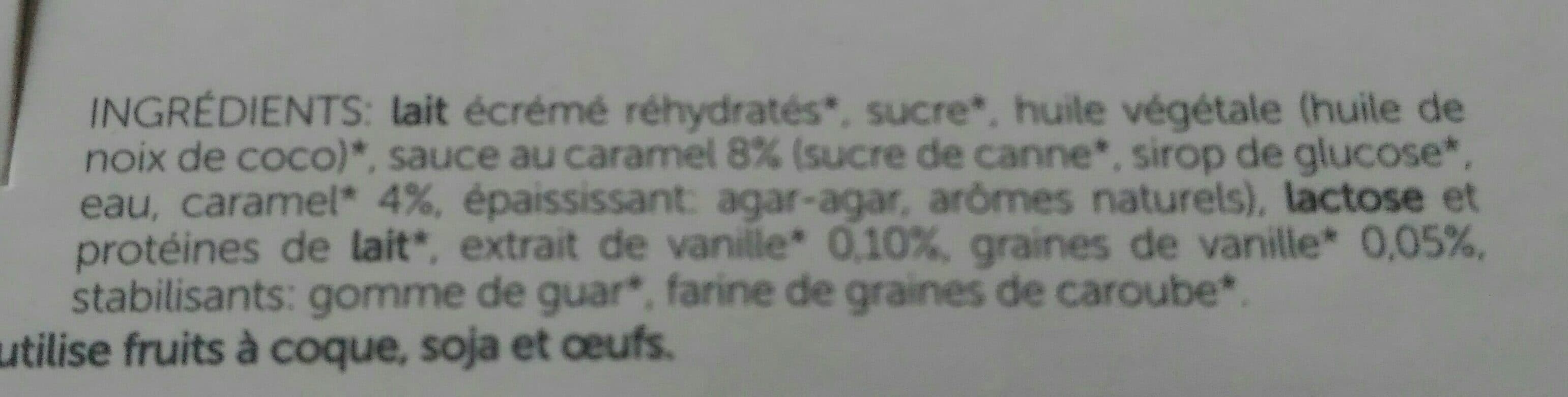 Saporit Glace bio vanille caramel packshot