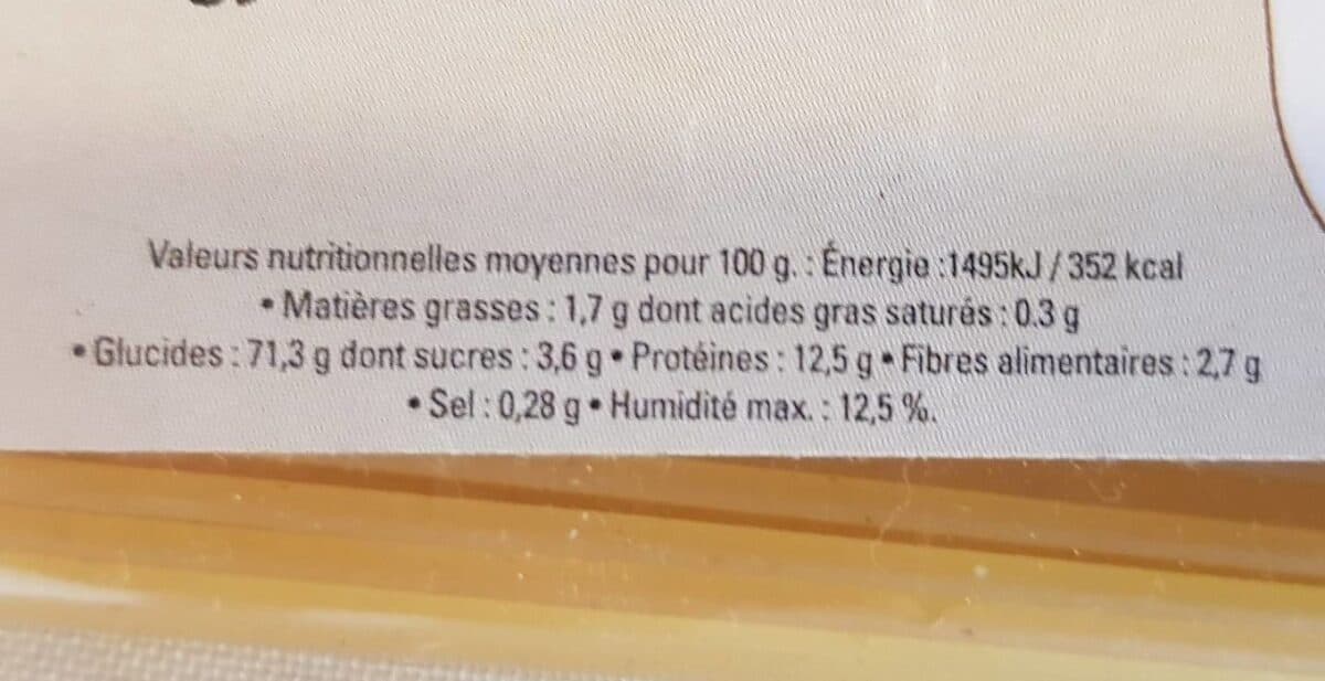 La Selection Des Comptoirs Spaghetti Blancs packshot