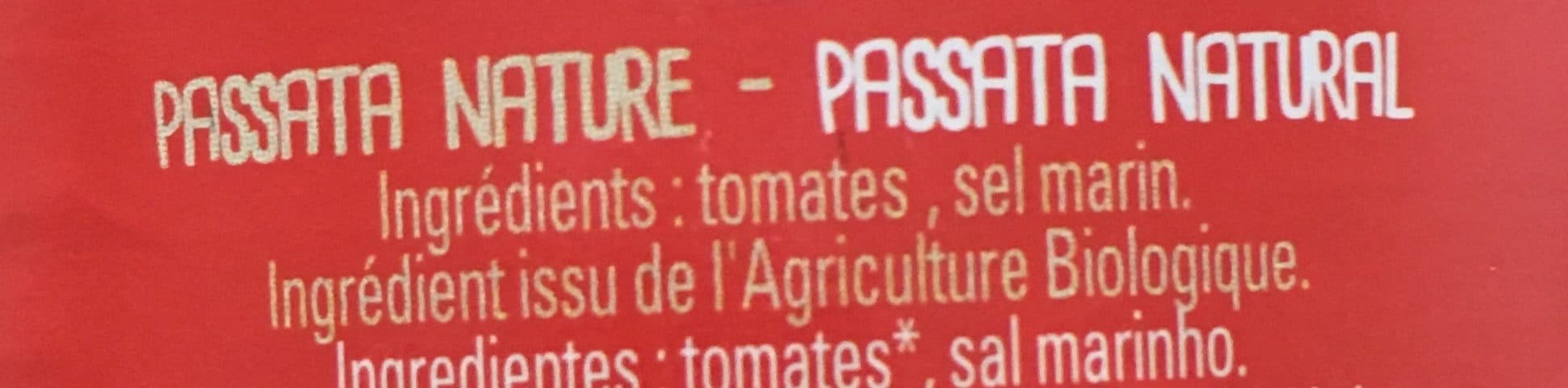 La Sélection Des Comptoirs Passata nature packshot