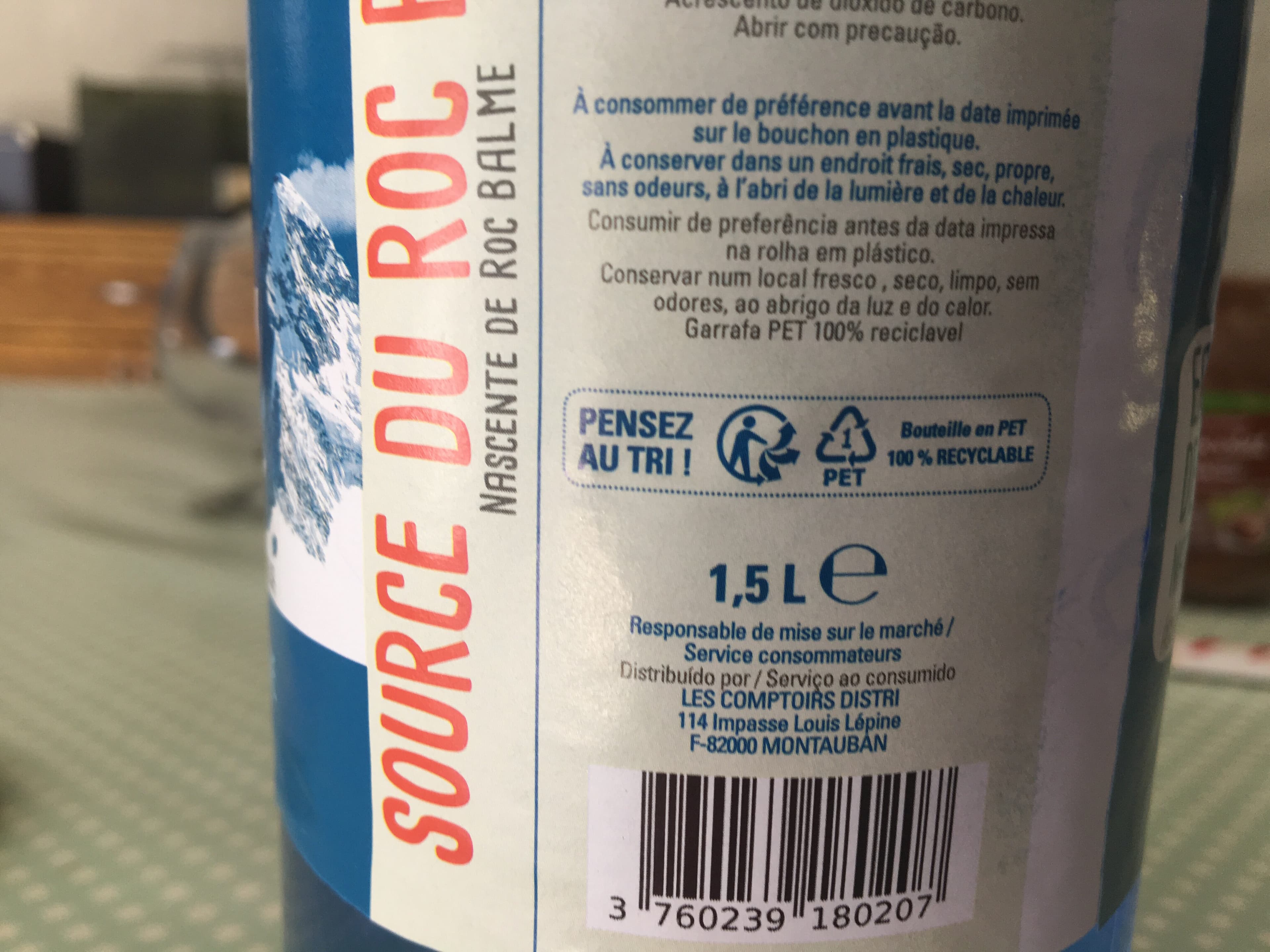 Sélection des comptoirs Eau Minérale Naturelle Gazeuse packshot