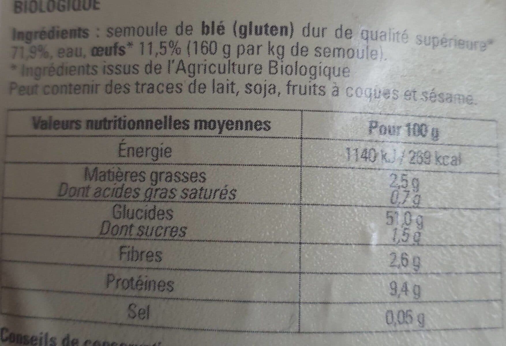 La Sélection des Comptoirs Tagliatelles fraîches aux oeufs packshot