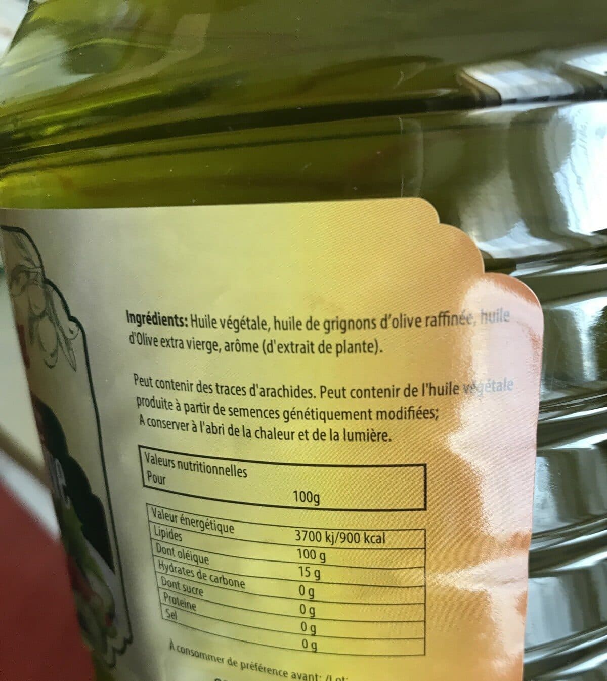 Open Food Facts Huile d’olive packshot