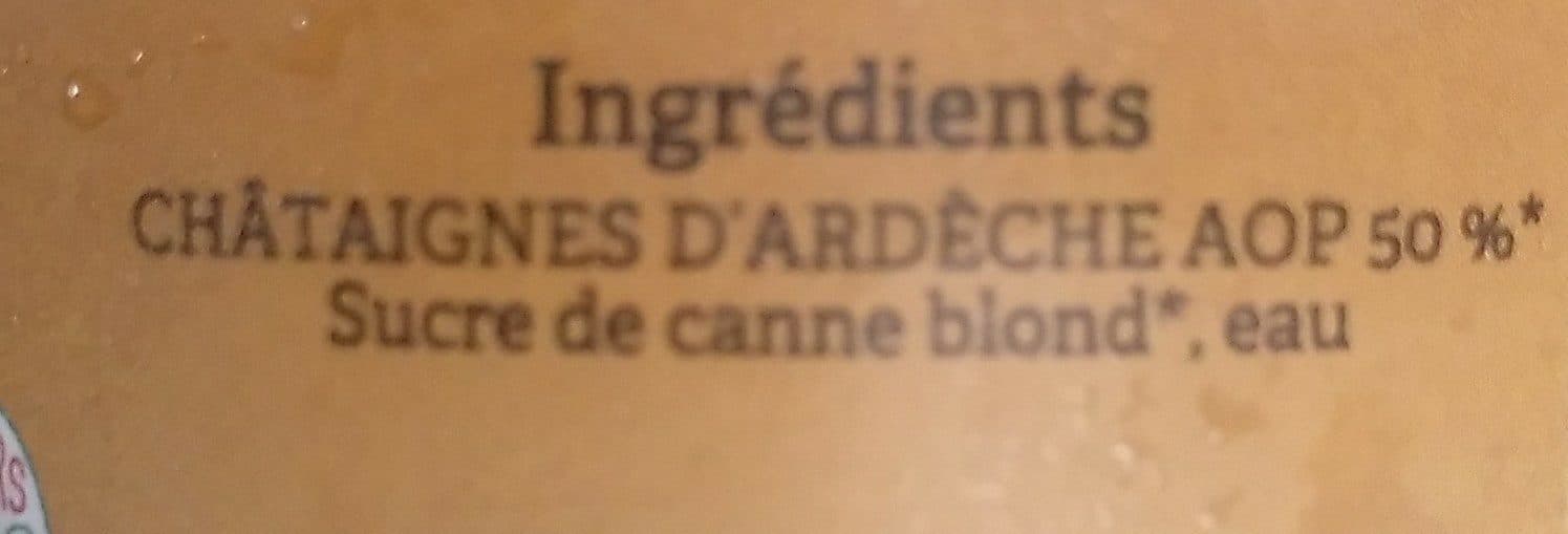 Open Food Facts Delice de châtaignes packshot