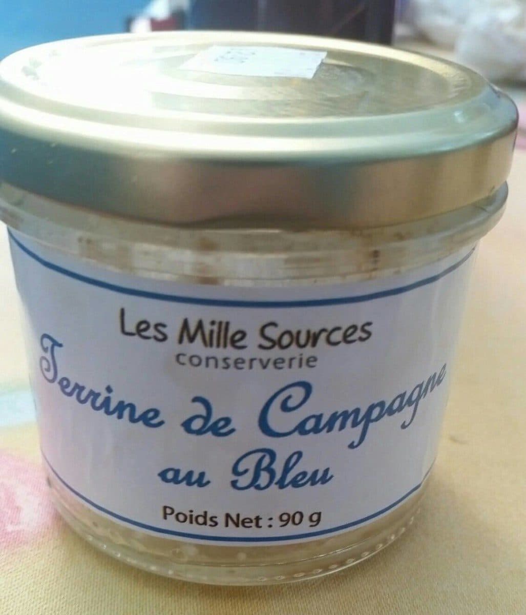 Les Mille Sources Terrine de campagne au bleu packshot