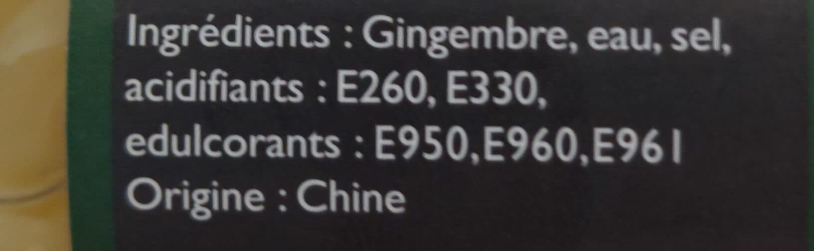 Open Food Facts Gingembre blanc mariné packshot