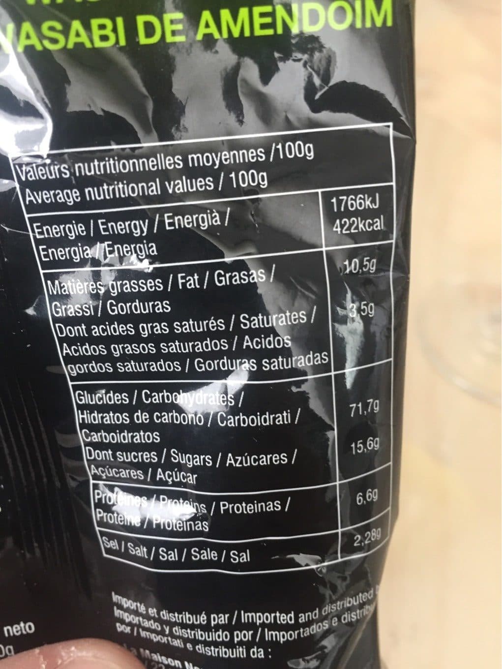 Sushi Gourmet Wasabi arachide packshot