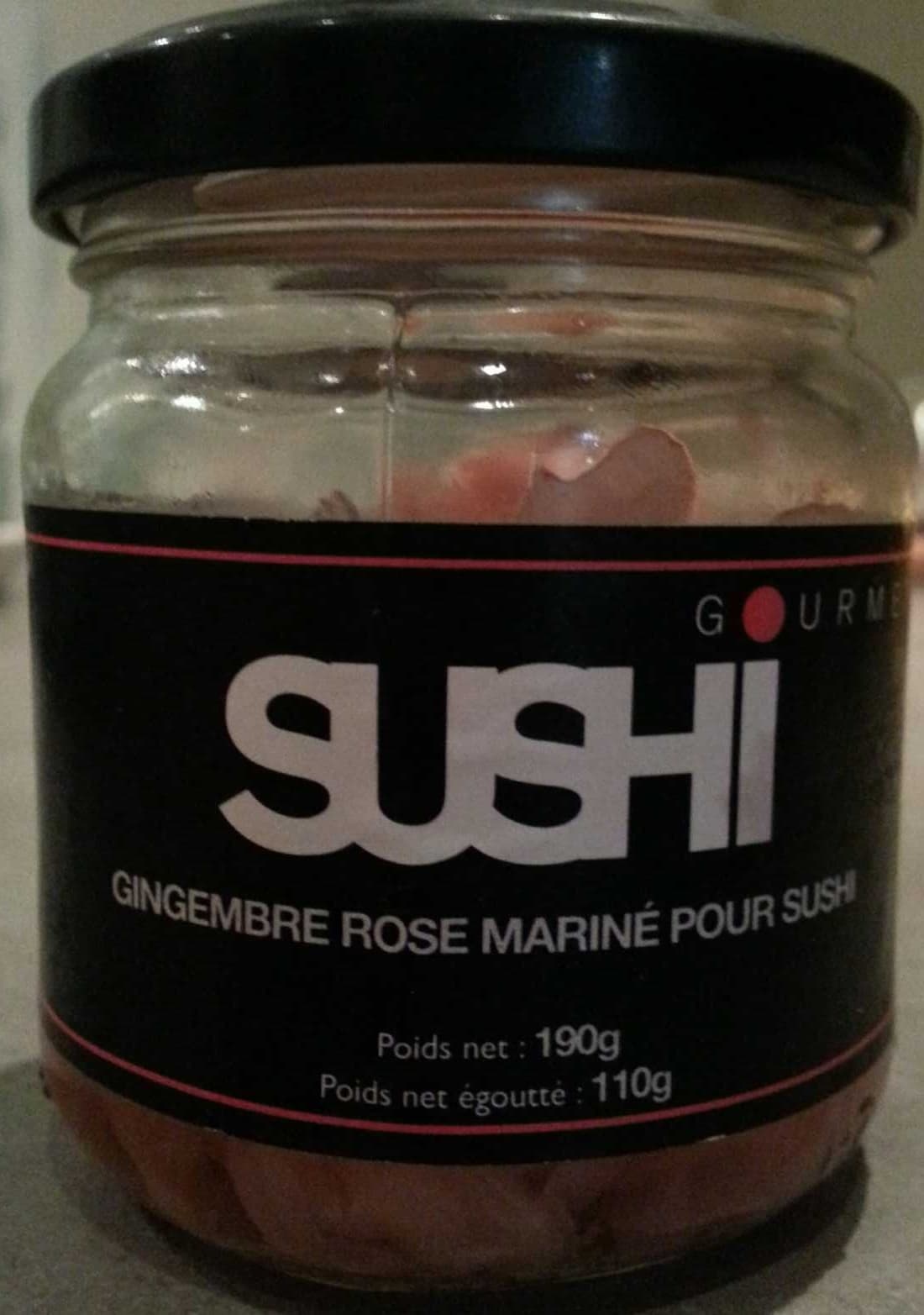 Sushi Gourmet Gingembre rose mariné pour sushi packshot