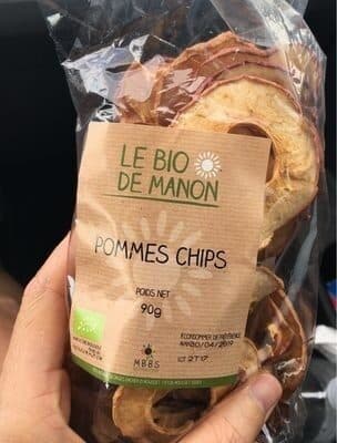 le bio de manon Pommes chips packshot