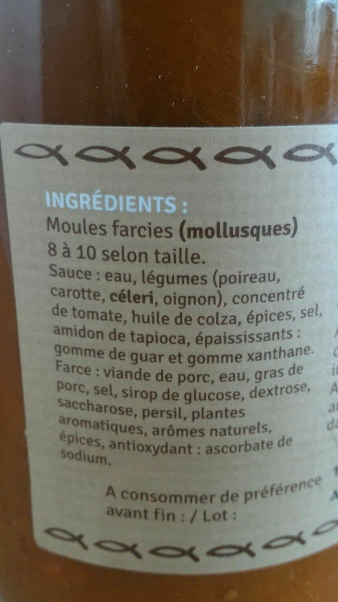 Le Marmiton Moules Farcies à la provençale packshot