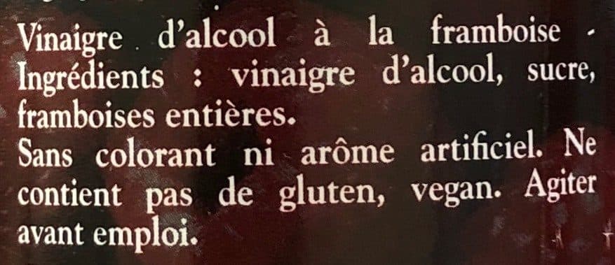 Frédéric Chaix Vinaigre aux framboises packshot