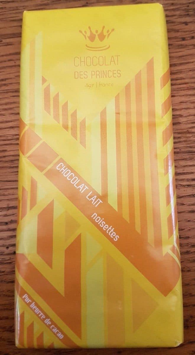 Chocolat des Princes Chocolat lait noisettes packshot