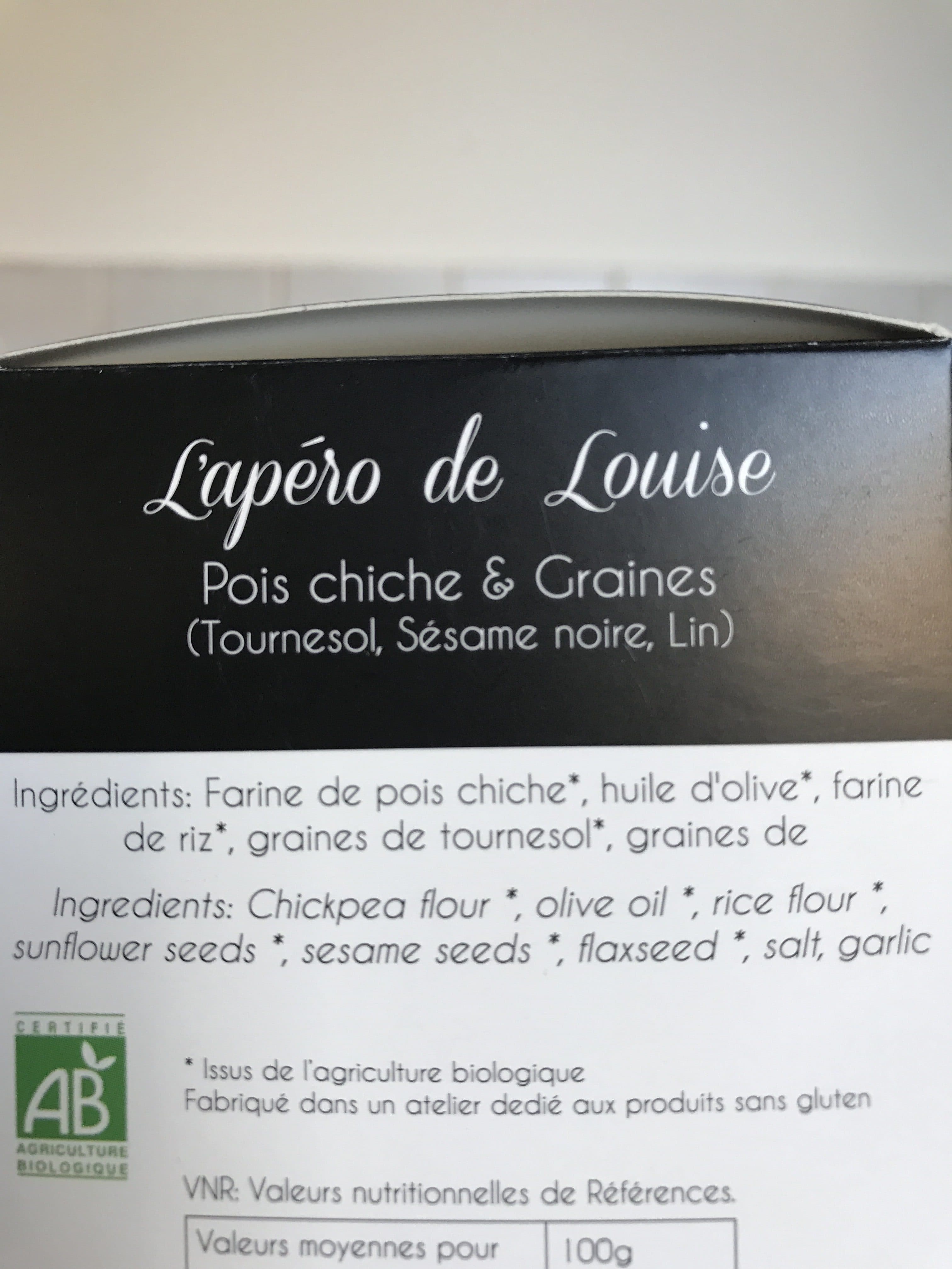 Maison Valot L’apero de Louise packshot