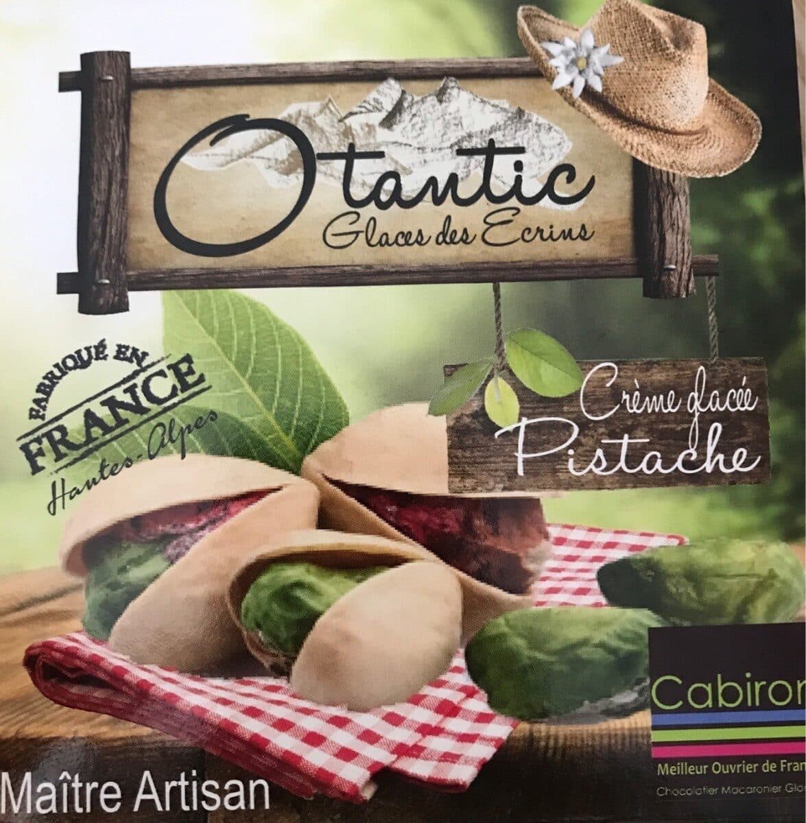 Otantic Crème glacée Pistache packshot