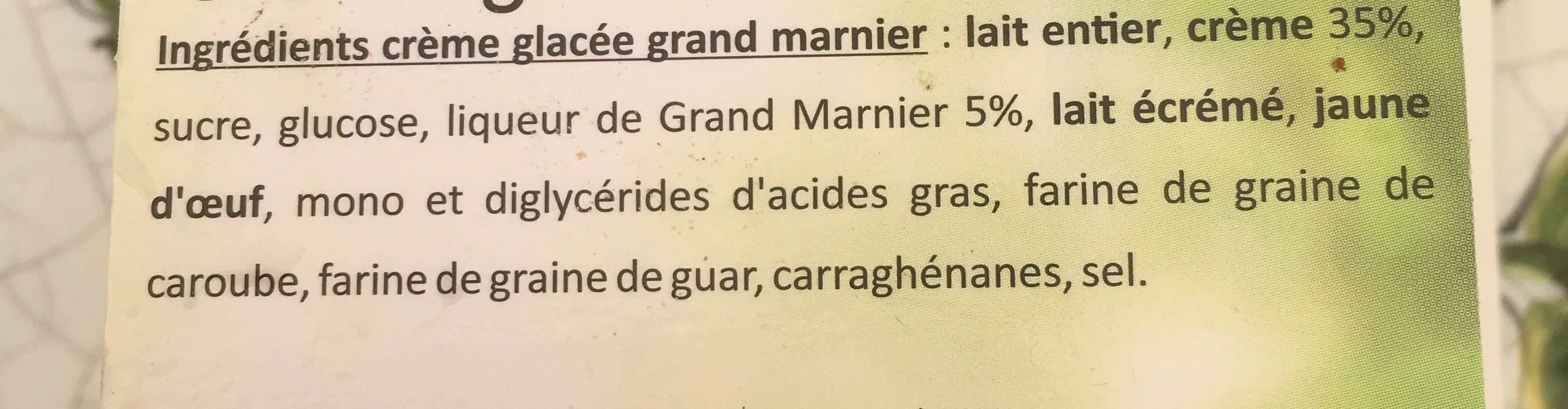 Open Food Facts Creme glacee grand marnier packshot