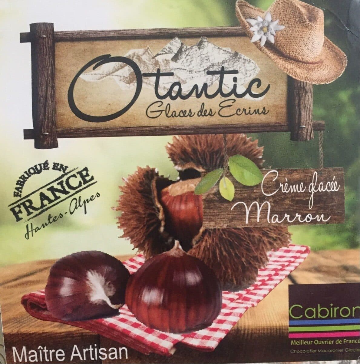 Otantic Otantic crème glacée marron packshot