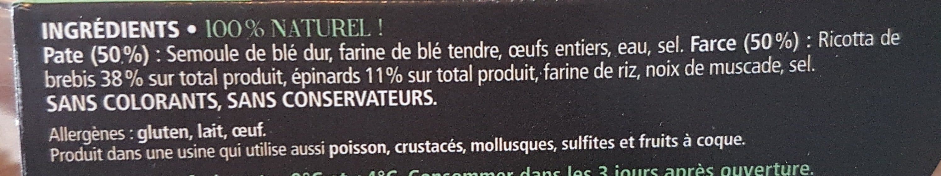 Issimo Maremmani ricotta de brebis épinards frais packshot