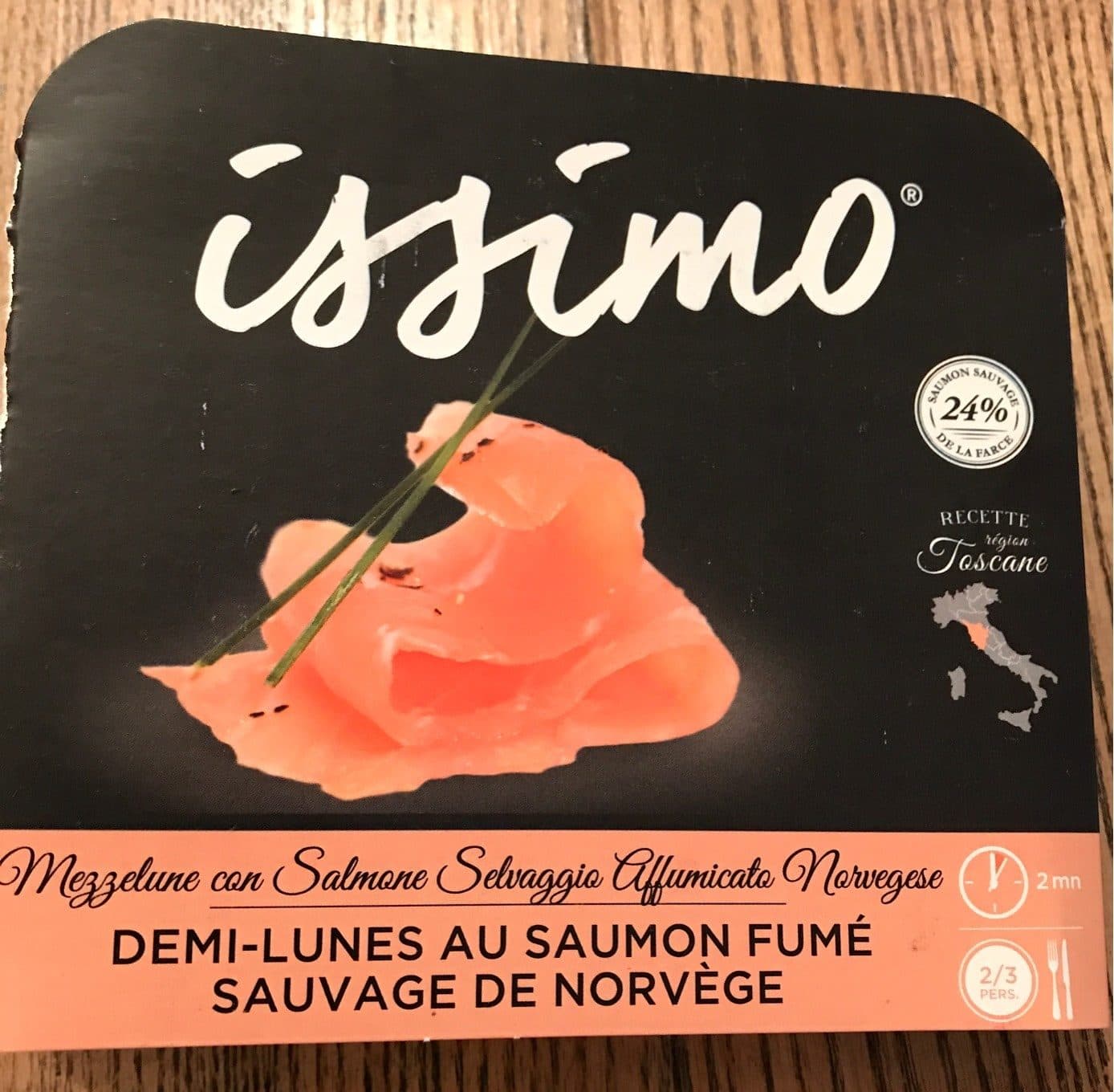 Issimo Demi lunes au saumon packshot