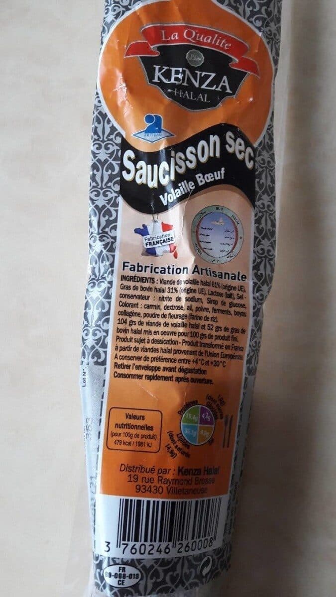 KENZA Saucisson sec packshot