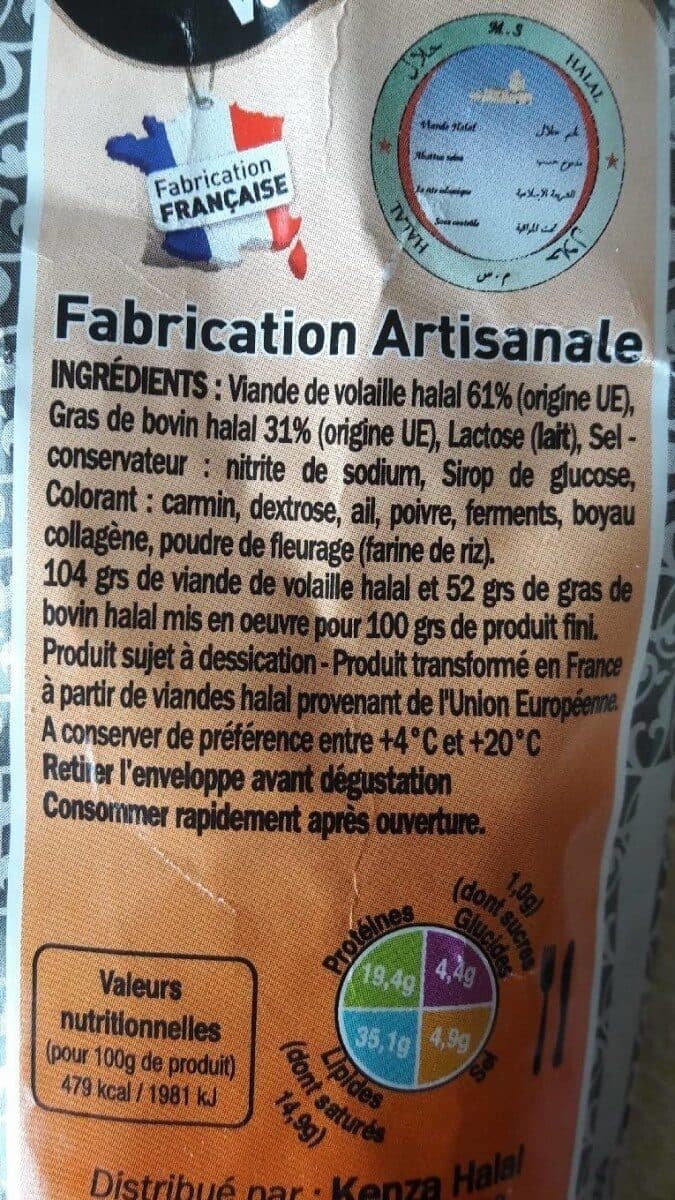 KENZA Saucisson sec packshot