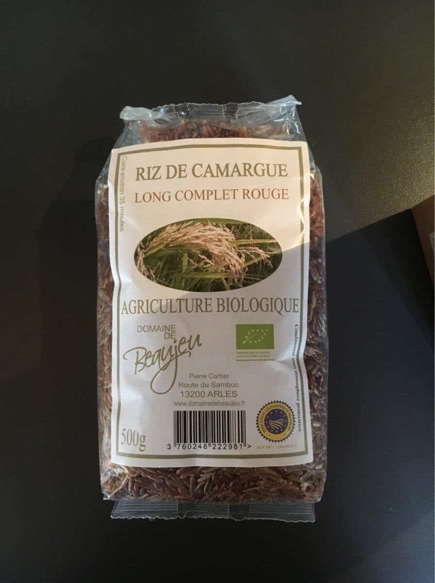 Open Food Facts Riz de camargue long complet rouge packshot