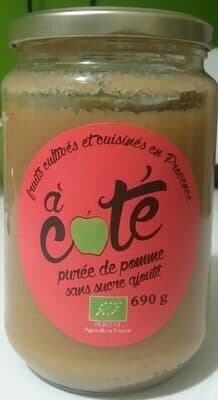 a coté Purée de pomme packshot