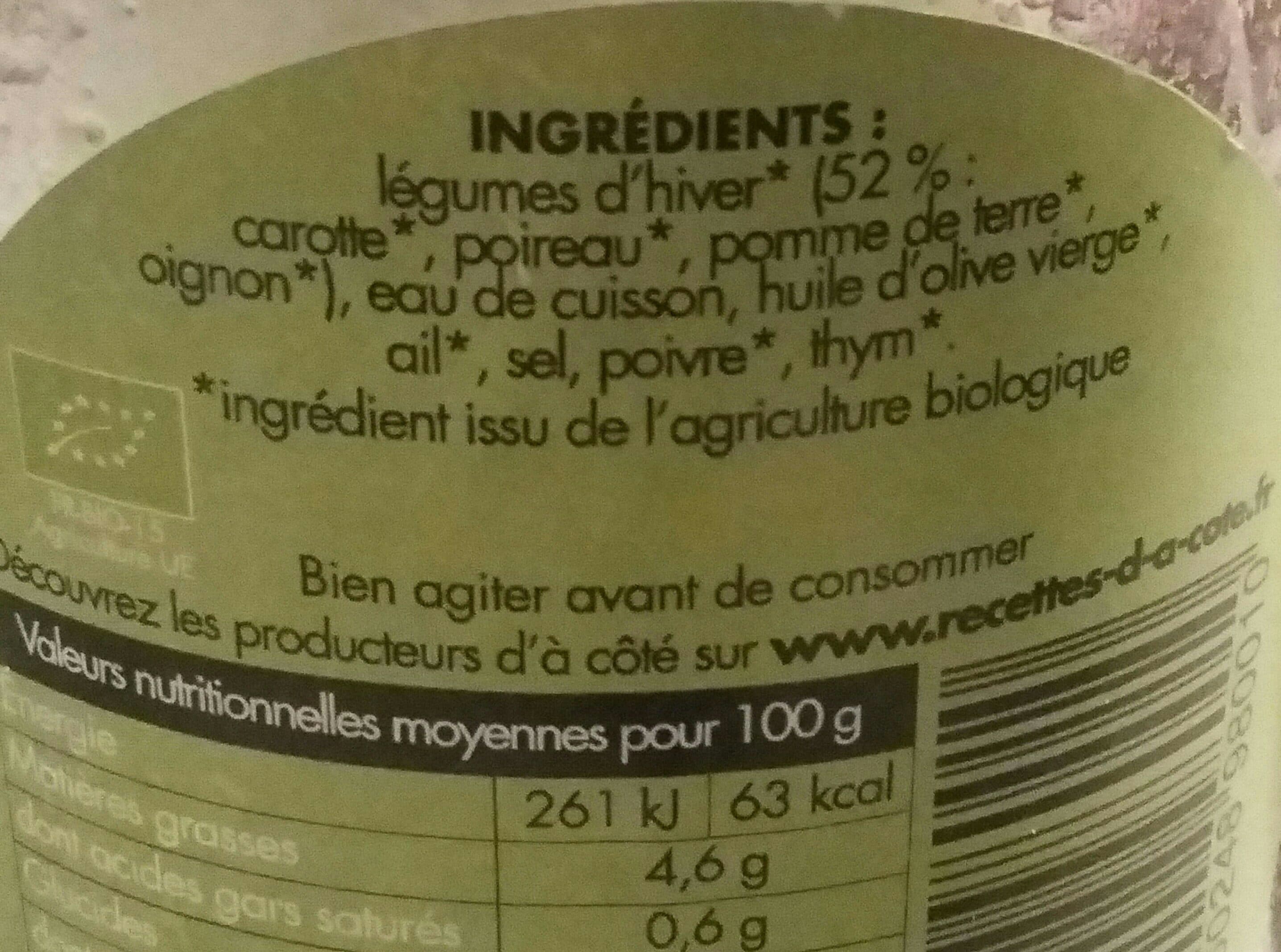A Côté Soupe de légumes et son brin de thym packshot