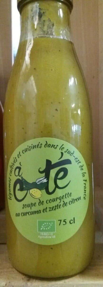 À CÔTÉ Soupe courgette curcuma citron packshot